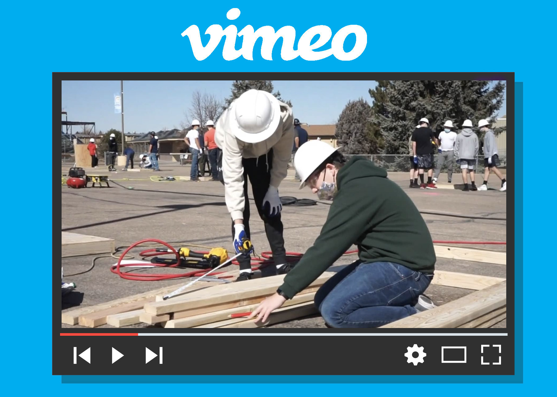 Greeley West High School Construction Pathway Building Competition